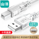 USB2.0透明白1.5米UK415