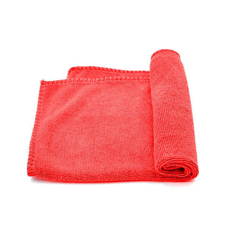 超细纤维毛巾纳米擦车巾酒店毛巾理发巾厨房抹布超吸水清洁巾 红色 25