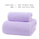 W0115A浴巾+毛巾紫色