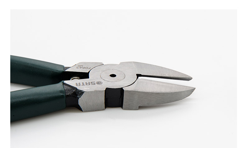 世达电工工具偏口钳弯刀水口钳弹簧剪线钳水口剪斜口钳子 5寸塑料水口