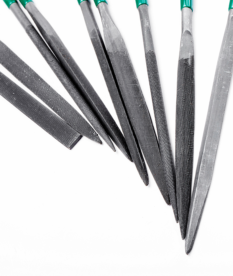 世达什锦锉工具10件套装木工搓刀双纹细齿圆杆锉刀钢锉组合03803 10