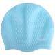 F6301 硅胶凸点设计单面泳帽蓝色