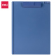 A4 PP塑料板夹 辅助尺+竖笔夹9253 深蓝色 一只